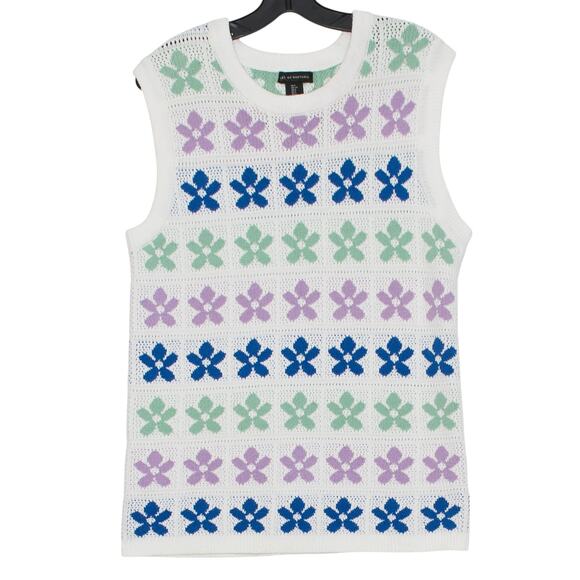 Art Of Rhetoric Sweater Vest Floral Preppy Grandpa Academia Y2K Hipster Small - Picture 1 of 5